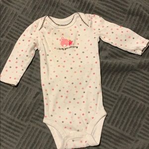 “I love you mommy” pink stars Onesie